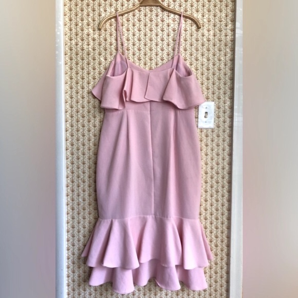 Likely Revolve Cerillo Off-Shoulder Ruffle Midi Dress in Roseshadow | 10 - Picture 6 of 8